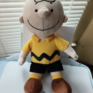 Yellow and Black Plush Toy